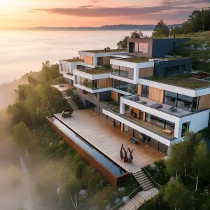 Hilltop Symphony in Sunrise Hues