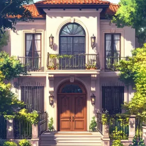 Sunlit Villa of Lemon Dreams