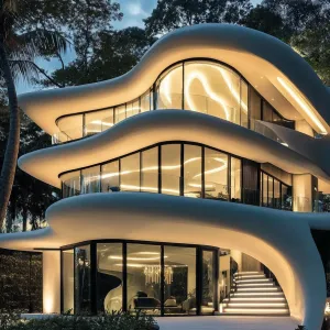 Curvaceous Wonder in Moonlit Bliss