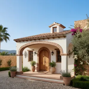 Arched Portico Olive-Grove Casita