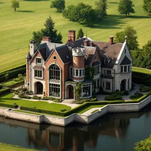 Mini Castle Amid Rolling Meadows