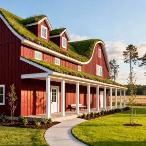 Barn Loft Prairie Greenroof Homestead