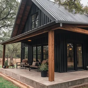 Chic Charcoal Cabin Escape