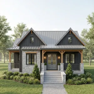 Steelroof Meadowstone Porch Retreat