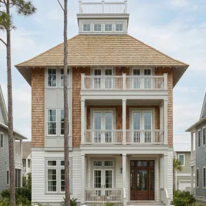 Seaside Widow Walk Tower Residence