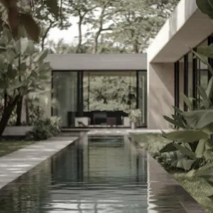 Tranquil Waters: The Leafy Lagoon Retreat