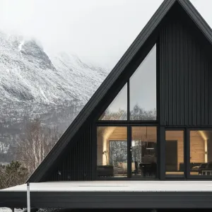 A-Frame Appeal: Nordic Serenity Meets Modern Design