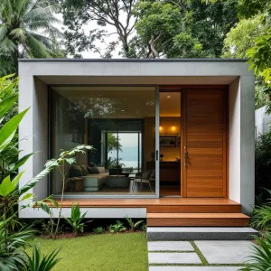 Serene Simplicity in a Mid-Century Cube
