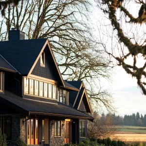 Preview of A Sunlit Stone Symphony: The Modern Craftsman Retreat