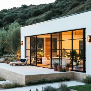 Hillside Delight: A Mediterranean Minimalist Masterpiece