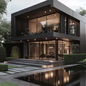 Contemporary Cube Amidst Nature