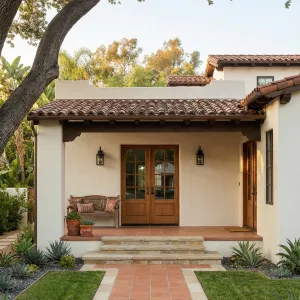 Shaded Porch Clay Tile Casita