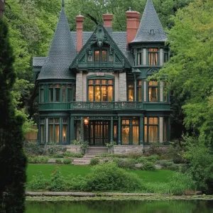 Enchanting Victorian Mansion By The Pond