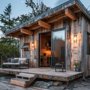 Eco-friendly Recycled-material Cabin