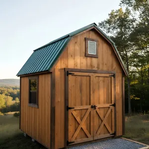 Hillside Green-Roof Barnette Shed