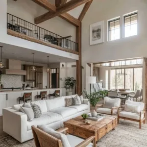 Exposed Wooden Beams