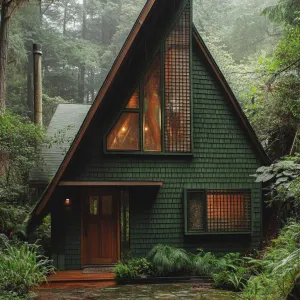 Mossy A-Frame Delight in the Glade