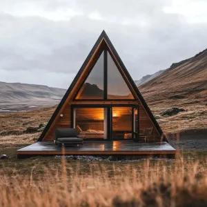 Cozy Mountain-View A-Frame Cabin