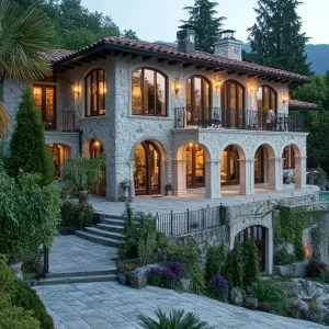 Tuscan Reverie: Stone Arches and Elegant Charm