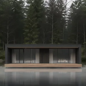 Serenity Cubed: A Modern Nature Escape