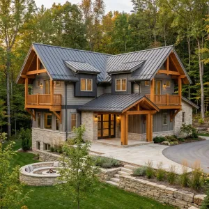 Woodland Timberframe Courtyard Haven