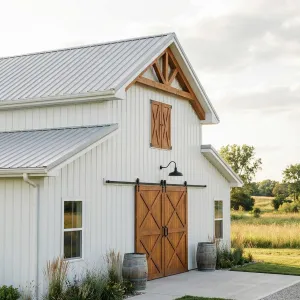 Cedar Crossbuck Gable Barnhouse