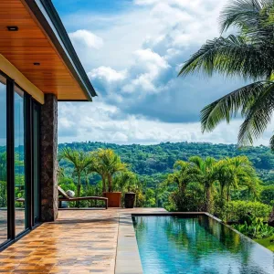 Tropical Terrace: The Poolside Paradise
