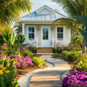 Cozy Cottage Amidst Tropical Blooms