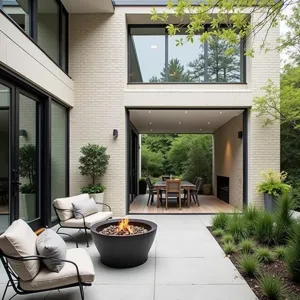 Contemporary Cozy Courtyard