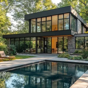 Gleaming Retreat in Leafy Grandeur