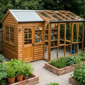 Timber Haven with a Glass Pavilion
