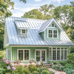 Minty Fresh Haven with a Silver Hat