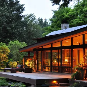 Glass Haven in the Woods