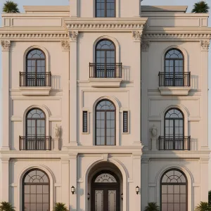 Sunset Archway Palais Front