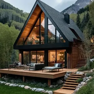 Slope House in the Heart of Nature