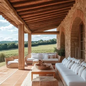Terracotta Terrace: A Cozy Countryside Patio