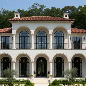 Mediterranean Splendor: Arches and Aqua Dreams