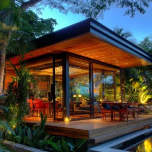 Glass Haven: Tropical Glow