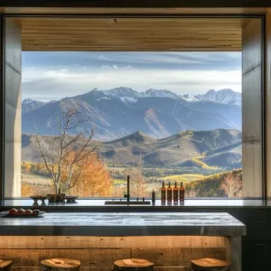 Breakfast Bar Facing Panoramic Scenery