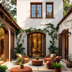 Breezy Elegance: Courtyard Charm Unleashed