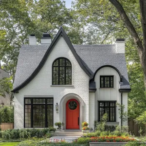 Tudor Delight: Red Door Rendezvous