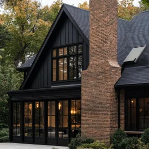 Beautiful Black House Beckons