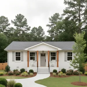 Cedar Accents Porch Ranch