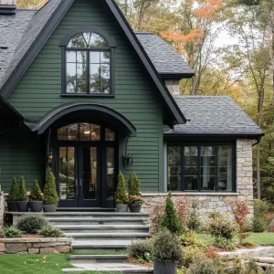 Cozy Forest Retreat: A Green Dream