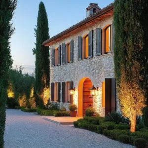 Charming Stone Chateau Among Tall Pines