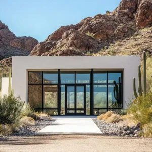 Desert Daydream: A Glassy Glimpse