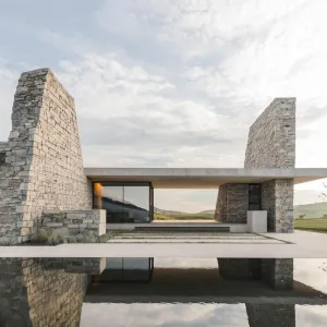 Rocky Mirage Villa with Reflective Views