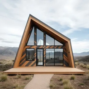 Skewed Cedar Chevron Sanctuary