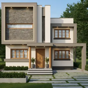 Framed Stone Serenity