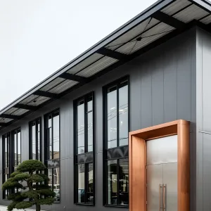 Contemporary Elegance: Industrial Facade Design